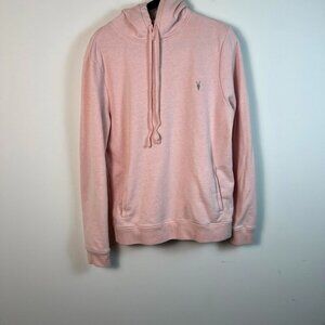 AllSaints Raven Hoodie Pink Large